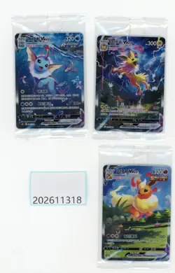 PTCG Pokemon Jolteon＆Vaporeon＆Flareon 2024 CSHC PACK S.Chinese NM - Image 1