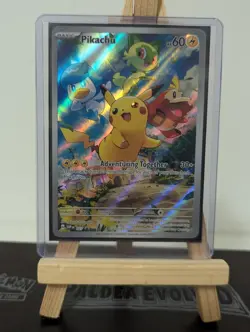 Pikachu SVP 027 Paldea Evolved ETB Black Star Promo Pokemon TCG - Image 1