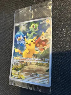 Pikachu SVP 027 - Paldea Evolved Black Star Promo - Pokemon TCG - Sealed - Image 1