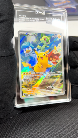 Pikachu 027 Tag 10 Pokemon Card English Black Star Promo Paldea Evolved ETB TCG - Image 2