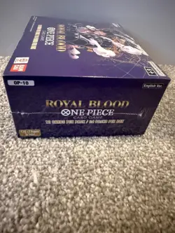 One Piece TCG OP10 Royal Blood Booster Box English Factory Sealed CASE FRESH - Image 3