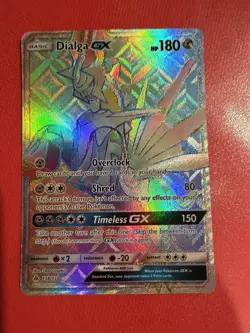Dialga GX (Secret) 138/131 Sm-Forbidden Light Holo Pokemon - Image 1