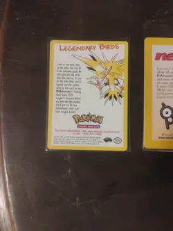 Lot Of 2 Sealed 2001 Entei Reverse Holo Pokemon Neo Discovery Back Star Movie... - Image 2