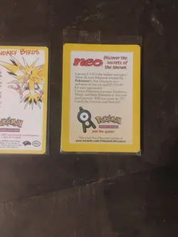 Lot Of 2 Sealed 2001 Entei Reverse Holo Pokemon Neo Discovery Back Star Movie... - Image 3