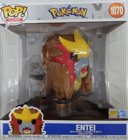 Funko Pop! Jumbo 10" Vinyl Figure Pokemon Entei 2025 Exclusive #1070 - Image 1