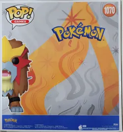 Funko Pop! Jumbo 10" Vinyl Figure Pokemon Entei 2025 Exclusive #1070 - Image 2