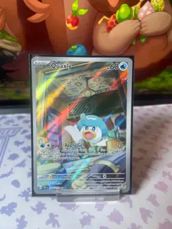 Quaxly - 206/193 - Paldea Evolved - Illustration Rare Pokemon LP TCG Card IR #2 - Image 1