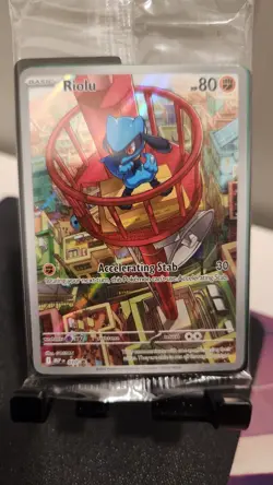 Riolu MEP010 - Mega Evolution ETB Black Star Promo Pokemon TCG NM (Sealed) - Image 1