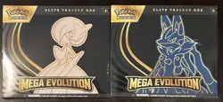 Pokemon Mega Evolution Elite Trainer Box ETB Set of 2 Sealed Brand New QTY - Image 1