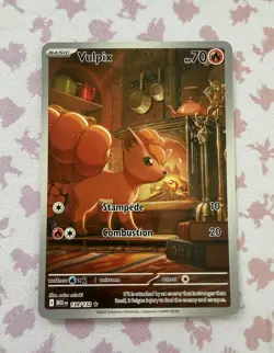 Vulpix 138/132 Illustration Rare Mega Evolution Pokemon Card TCG NM/M - Image 1