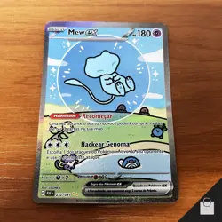 Mew EX 232/091 Bubble Holo Card Pokemon TCG Brazilian Sv Paldean Fates LP+/NM- - Image 1