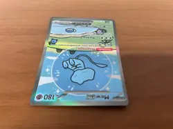 Mew EX 232/091 Bubble Holo Card Pokemon TCG Brazilian Sv Paldean Fates LP+/NM- - Image 5