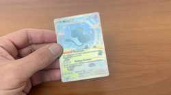 Mew ex 232/091 Bubble Holo Card Pokemon TCG Brazilian Sv Paldean Fates Mint NM - Image 2