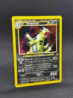 Pokemon Tyranitar 12/75 Neo Discovery Unlimited Holo Rare Card - Image 3