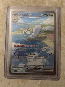 Pokemon TCG Altaria EX Holo Card 253/182 Sv04: Paradox Rift - Image 1