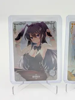 Mai Sakurajima, Bunny Girl Senpai Waifu Cards Goddess Story CCG Doujin Anime - Image 2