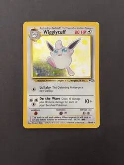 Pokemon TCG Wigglytuff 16/64 Jungle Holo Rare English Card Stage 1 80 HP - Image 1