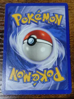 Haunter 6/62 Holo Blue Ink Stain Error Misprint Fossil Pokemon Card Dent/PL - Image 3