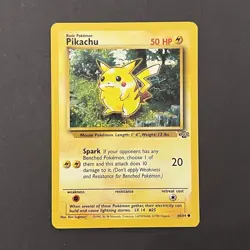 Pokemon TCG Pikachu 60/64 Jungle Regular Common English Card Basic Stage - Image 1
