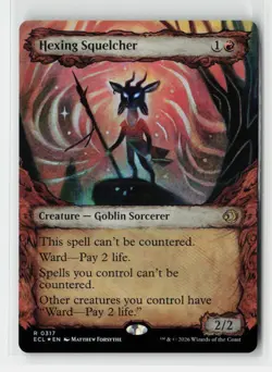 Hexing Squelcher Lorwyn Eclipsed FOIL Showcase Magic The Gathering MTG Card - Image 1
