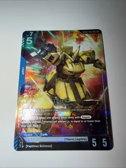 Gundam Card Game GD03-002 LR (Legendary Rare) The-O Foil Bandai - Image 2