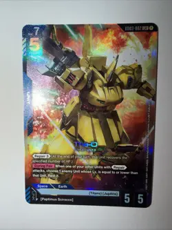 Gundam Card Game GD03-002 LR (Legendary Rare) The-O Foil Bandai - Image 3
