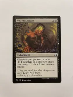 1x Nest of Scarabs Amonkhet Regular MTG Magic Card Uncommon (G) - Image 1