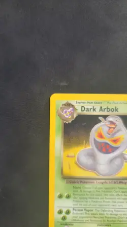 Dark Arbok W Stamp Pokemon Card Promo - Team Rocket 19/82 LP - Image 2
