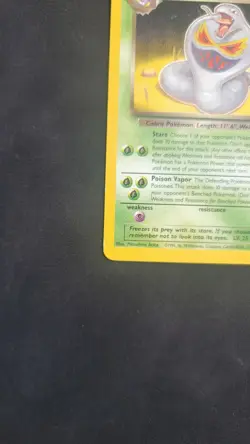 Dark Arbok W Stamp Pokemon Card Promo - Team Rocket 19/82 LP - Image 5