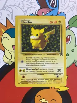 Pokemon Pikachu Black Star Promo Card #1 Ivy Pikachu MP/LP Vintage Rare Pokemon - Image 2
