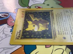 Pokemon Pikachu Black Star Promo Card #1 Ivy Pikachu MP/LP Vintage Rare Pokemon - Image 4