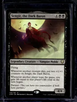 Sengir, The Dark Baron - 149 - CMR - NM - MTG Magic the Gathering - Image 1