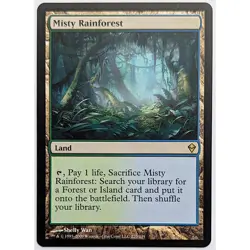 Misty Rainforest, Zendikar (ZEN) #220 NM MTG - Image 1