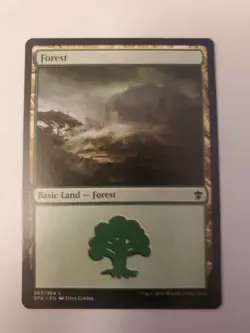 MTG Forest Dragons of Tarkir 263/264 Regular Land - Image 1