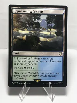 Rejuvenating Springs - 325 - NM - Commander: The Lord of the Rings - MTG - Image 1