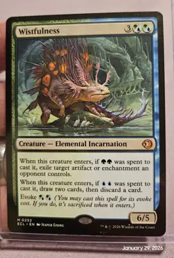 🔥 MTG - Wistfulness - Lorwyn Eclipsed ECL Regular Mythic #252 NM 🔥 - Image 1