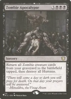 MTG Zombie Apocalypse (131) *Non-Foil* Base Version The List MT/NM Zombies - Image 1