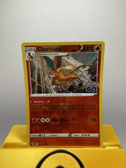 Pokemon Charizard Reverse Holo Rare 010/078 Pokemon Go - Image 1