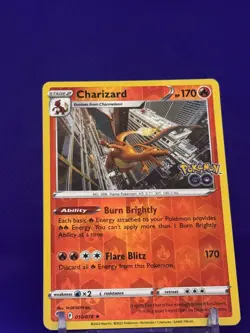 Charizard Pokemon Go 010/078 Reverse Holo Rare - Image 1