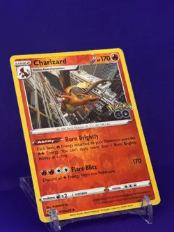 Charizard Pokemon Go 010/078 Reverse Holo Rare - Image 4