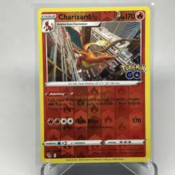 Charizard 010/078 Reverse Holo Rare Pokemon Go Pokemon Card - Image 1