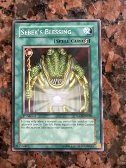 Yu-Gi-Oh! TCG Sebek's Blessing Structure Deck SD09-EN020 1st Edition Common - Image 1