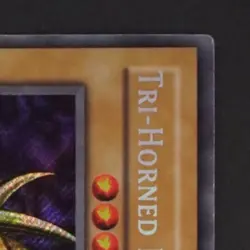 2002 YU-GI-OH! LEGEND OF BLUE EYES WHITE DRAGON NA EN #LOB-000 TRI-HORNED DRAGON - Image 5