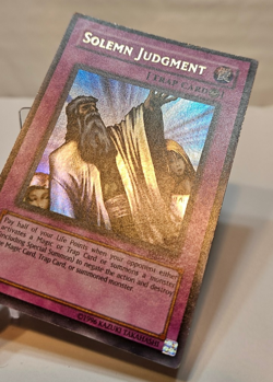 Solemn Judgment MRD-127 Ultra Rare Unlimited Yugioh 1025 - Image 3