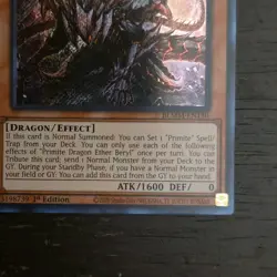 Primite Dragon Ether Beryl Effect 1st Ed Holo BLMM-EN130 Yu-Gi-Oh! - Image 3