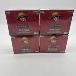 Lot of (4) One Piece English OP-13 Carrying On His Will Booster Boxes Sealed - Image 1