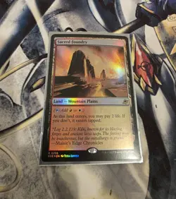 Sacred Foundry FOIL EOE Edge of Eternities MTG 256 - Image 1