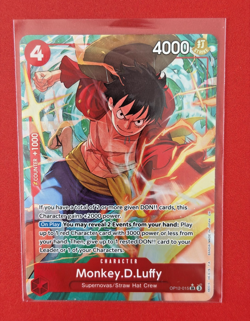 Monkey.D.Luffy (Alt Art) Supe Rare - Legacy of the Master #OP12-015 SR One Piece - Image 1