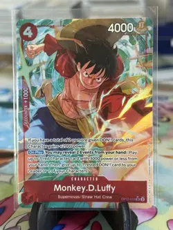 One Piece Legacy Of The Master Monkey D Luffy OP12-015 SR Alt Art English NM - Image 1