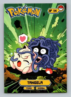 Pokemon Card - Tangela 114 - Card Tops - Pokedex Database 2024 - Image 1